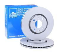 2x ATE 24.0126-0120.1 Disco de freno Delantero para OPEL Crossland X (P17, P2QO)