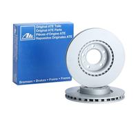 2x ATE 24.0126-0183.1 Disco de freno Delantero para OPEL Astra L Hatchback (C02)