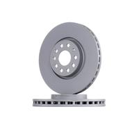 2x ATE 24.0130-0220.1 Disco de freno Delantero para VW Tiguan II (AD1, AX1)