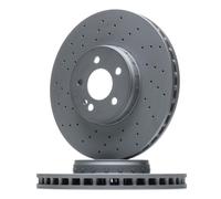 2x ATE 24.0132-0300.2 Disco de freno Delantero 342,0mm