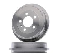 2x ATE 24.0220-0037.1 Tambor de freno Ø200,0mm Trasero para VW POLO (9N)