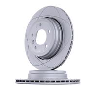 2x ATE 24.0320-0183.1 PowerDisc Disco de freno Trasero para BMW 5 Sedán (E60)