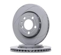 2x ATE 24.0322-0163.1 PowerDisc Disco de freno Trasero para AUDI TT Coupe (8N3)