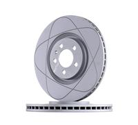 2x ATE 24.0325-0123.1 PowerDisc Disco de freno Delantero para VW POLO (9N)