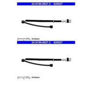 2x ATE 24.8190-0027.2 Contacto de Aviso Desgaste Pastillas Freno Delant. para