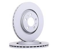 2x ATE Disco de freno Delantero Ø280,0mm Altura: 36,7mm Espesor: 22,0mm Corona de Agujeros - Ø: 100,0mm ventilado 24.0122-0150.1