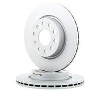 Disco de freno ATE 24.0122-0210.1 delantero, ventilado , altamente carbonizado, 1 Pieza