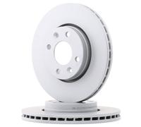 2x ATE Disco de freno Delantero adecuado para MERCEDES-BENZ Citan Mixto (W415)