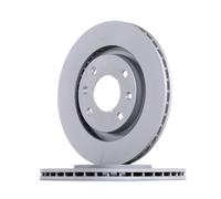 2x ATE Disco de freno Delantero adecuado para PEUGEOT 206 Fastback (2A/C)