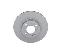 2x ATE Disco de freno Delantero adecuado para PEUGEOT iOn Hatchback 257,0mm