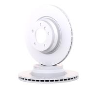 2x ATE Disco de freno Delantero para BMW 3 Touring (E91) 3 Sedán (E90) X1 (E84)