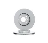 2x ATE Disco de freno Delantero para RENAULT Clio III Hatchback (BR0/1, CR0/1)