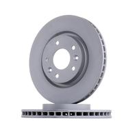 2x ATE Disco de freno Delantero para RENAULT Kadjar (HA, HL) 296,0mm