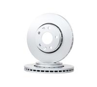 2x ATE Disco de freno Delantero para RENAULT MEGANE III Grandtour (KZ0/1)