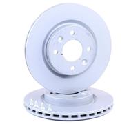 2x ATE Disco de freno Delantero para RENAULT TWINGO II (CN0) TWINGO I (C06)