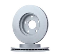 2x ATE Disco de freno Delantero para TOYOTA Auris Familiar (E18) 277,0mm