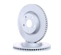 2x ATE Disco de freno Delantero para TOYOTA RAV 4 III 296,0mm 24.0128-0159.1