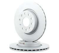 2x ATE Disco de freno Delantero para VW GOLF VI (5K1) Golf V Hatchback (1K1)