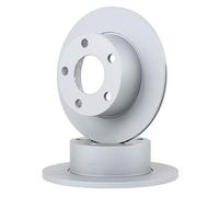 2x ATE Disco de freno Trasero Ø245,0mm Altura: 64,2mm Espesor: 10,0mm Corona de Agujeros - Ø: 112,0mm macizo 24.0110-0201.1