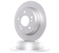 2x ATE Disco de freno Trasero adecuado para MERCEDES-BENZ 190 (W201) 258,0mm