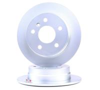 2x ATE Disco de freno Trasero adecuado para MERCEDES-BENZ Clase A (W169) 258,0mm