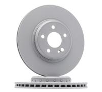 2x ATE Disco de freno Trasero adecuado para MERCEDES-BENZ Clase C Sedán (W205)