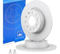 2x ATE Disco de freno Trasero para VW Golf VII Hatchback (5G1, BQ1, BE1, BE2)