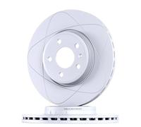 2x ATE PowerDisc Disco de freno Delantero para AUDI A4 B8 Avant (8K5) 314,0mm