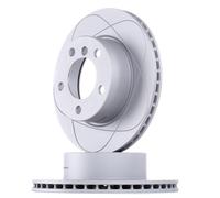 2x ATE PowerDisc Disco de freno Delantero para BMW 1 Hatchback (F20) 284,0mm