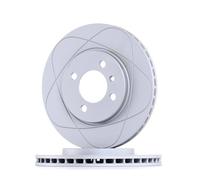 2x ATE PowerDisc Disco de freno Delantero para BMW 3 Sedán (E30) 260,0mm