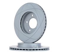 2x ATE PowerDisc Disco de freno Delantero para BMW 3 Sedán (E46) 3 Touring (E46)