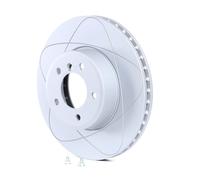 2x ATE PowerDisc Disco de freno Delantero para BMW 5 Sedán (E60) 5 Touring (E61)