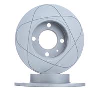 2x ATE PowerDisc Disco de freno Delantero para VW GOLF II (19E, 1G1) 239mm