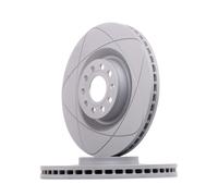 2x ATE PowerDisc Disco de freno Delantero para VW GOLF VI (5K1) Eos (1F7, 1F8)