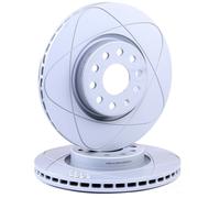 2x ATE PowerDisc Disco de freno Delantero para VW Golf VII Hatchback 312,0mm