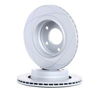 2x ATE PowerDisc Disco de freno Trasero para BMW 3 Sedán (E46) 3 Touring (E46)