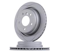 2x ATE PowerDisc Disco de freno Trasero para BMW 5 Sedán (E39) 298,0mm