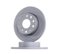 2x ATE PowerDisc Disco de freno Trasero para VW GOLF VI (5K1) 256mm