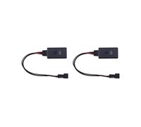2X Audio Auxiliar del MóDulo del Coche para E39 E46 E38 E53 16: 9 Adaptador de Cable de Auxiliar de NavegacióN Auxiliar