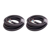 2X Audiophile 17mm HiFi OCC Power Cable CD/IEC Player Amplifier AC Cor