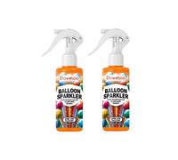 2x Balloon Spray Shine Spray for Balloon 100ml Glow Balloons Spray No Drips Balloon Brightener Spray Precise Mist to Last and Shine