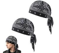 2x Bandana Elástica Para Deportes De Ciclismo Para Hombre | Gorro Deportivo Con Calavera De Secado Rápido | Bufanda Refrescante Unisex Para La Cabeza | Forro Transpirable Para Casco De Seguridad