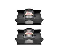 2X Barajador de Cartas Manual, Máquina Barajadora de Póquer, Soporte para Tarjetas, Sistema de Manivela Fácil, Barajador de Cartas Negro