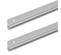 2X Barra de Remolque 90° de Aluminio para Toldo de Carpa, Perfil de Remolque 100 x 2,7 cm para Autocaravana, Caravana, Camping