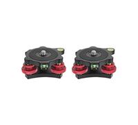 2X Base Niveladora para TríPode Base Niveladora Base de Ajuste Placa de Nivel PanoráMico Base de Mesa de Ajuste para CáMara DSLR