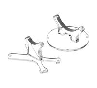 2X Baseball Bat Rack - Acrylic Softball Display Stand | Durable Organizer for 8 Inch Hitting Rods, Stylish Sports Accessory for Practice, Training, and Showcase, Table Decor and Centerpiece