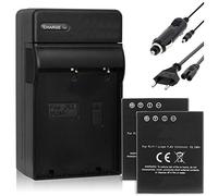 2X batería 2040mAh + Cargador (KFZ, Red) Compatible con Olympus BLH-1 BLH1 para Olympus OM-D E-M1 Mark II OM-D E-M1X (Totalmente descodificado, apoya Restlaufanzeige!)