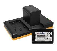 2X Batería [3560mAh] + Cargador Doble (USB) para VW-VBT380 / Compatible con Panasonic HC-V130, V160, 270, 380, V727, V777 ... Ver descripción! mit Infochip