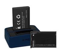 2X Batería + Cargador Doble Tipo 010-11654 -03 Compatible con Garmin VIRB, VIRB Elite/Monterra/Montana 600, 650... Ver descripción!