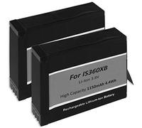 2X Batería Compatible con CINOXBT, CINOXBT/A para Insta360 One X 360 Action CAM [Li-Ion / 1150mAh / 3.8V]